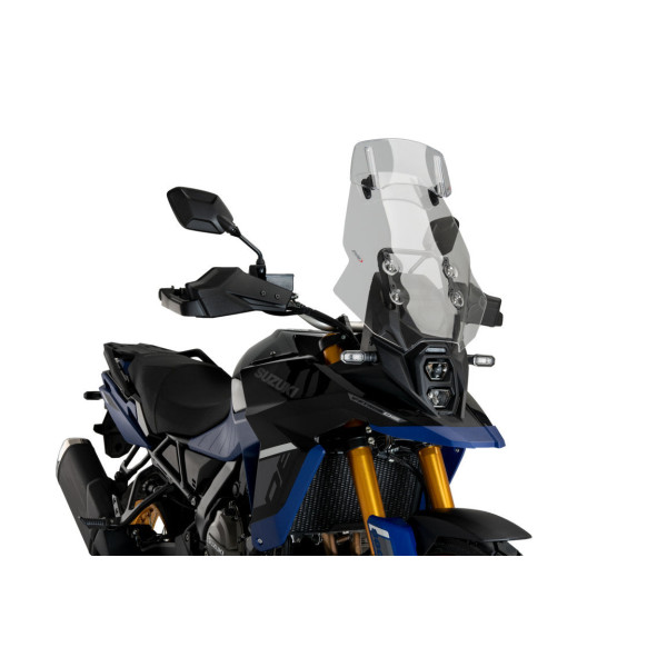 Puig Puig touring screen with visor | light smoke | suzuki v-strom 800de/re 2023>current